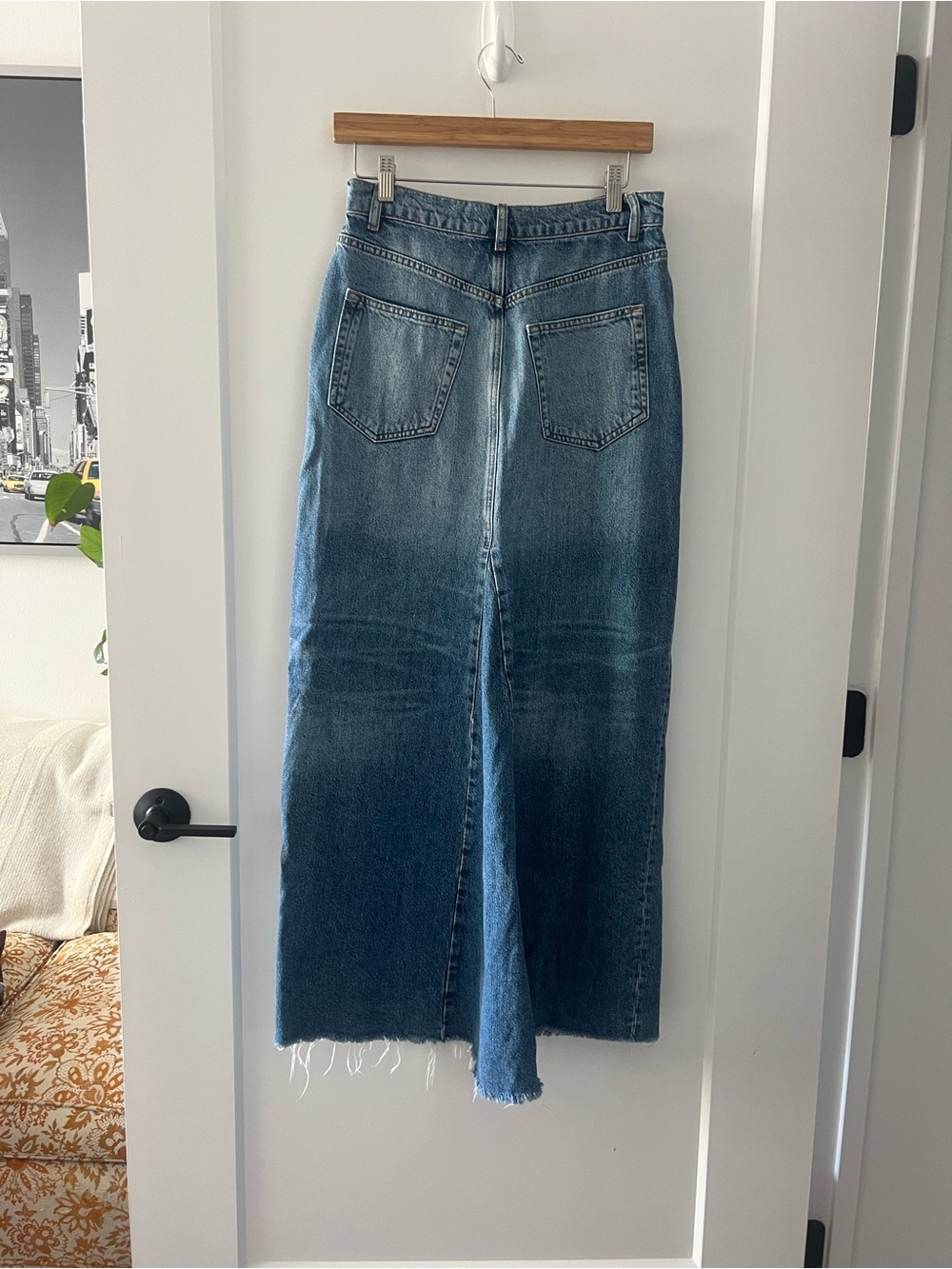 NWOT Reformation Tazz Denim Skirt - Picture 2 of 3